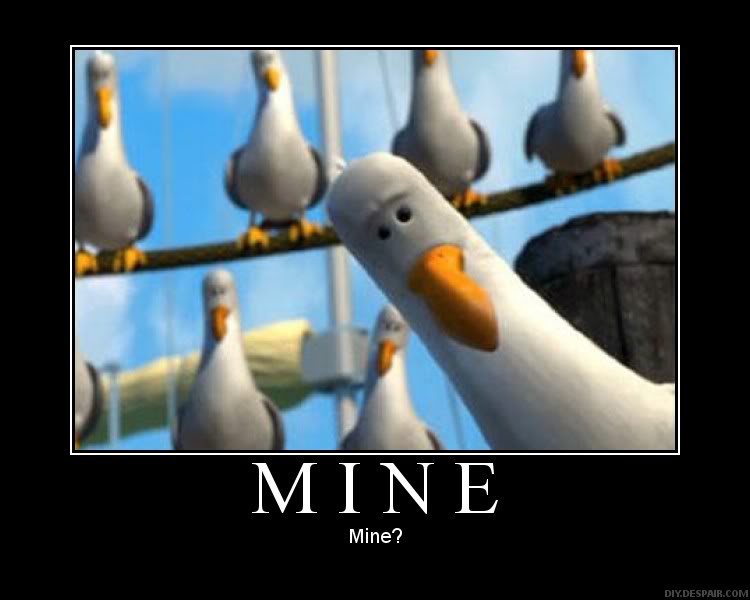 Reactions. when i enter an unclaimed system im like a seagull from finding nemo...